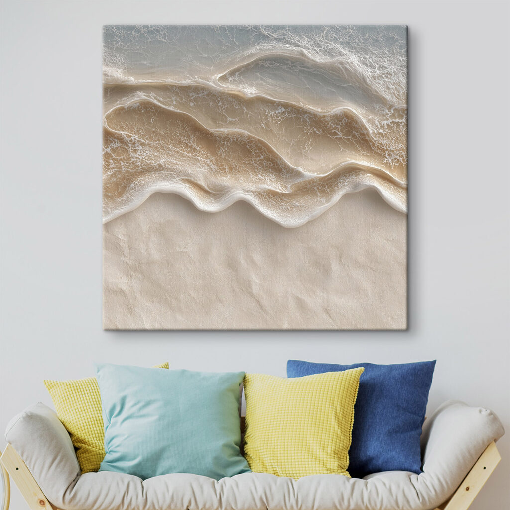 Miękki przybój jak relief — wnętrze 1