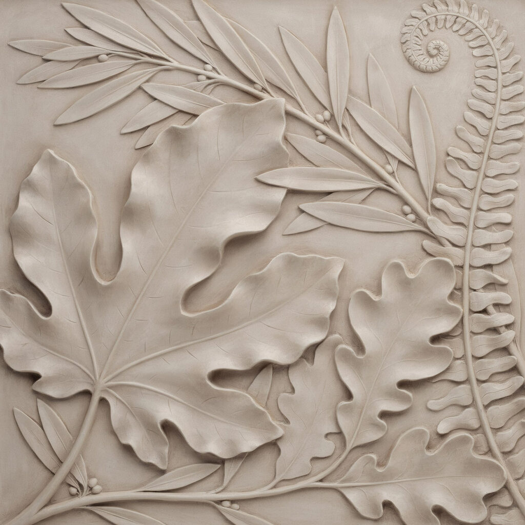 Monstera na piaskowym tle — cały wzór