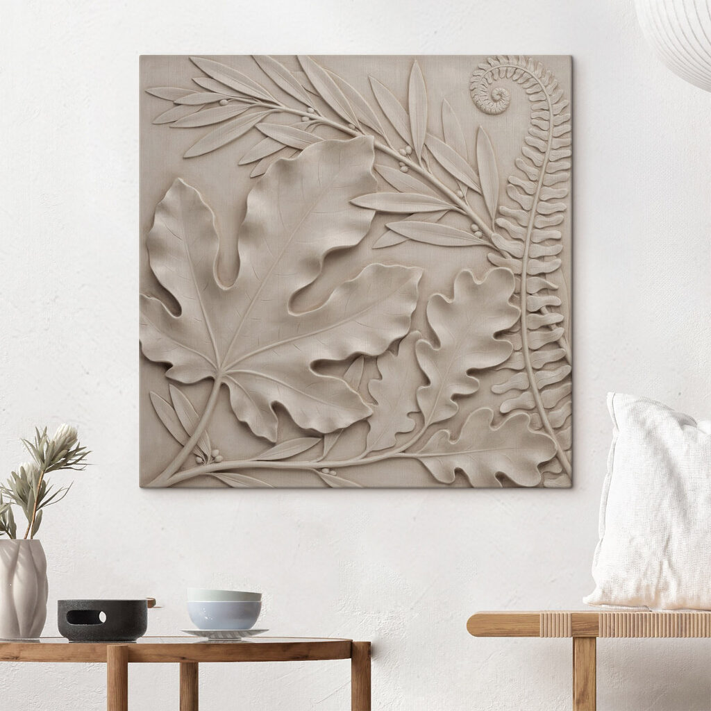 Monstera na piaskowym tle — wnętrze 2