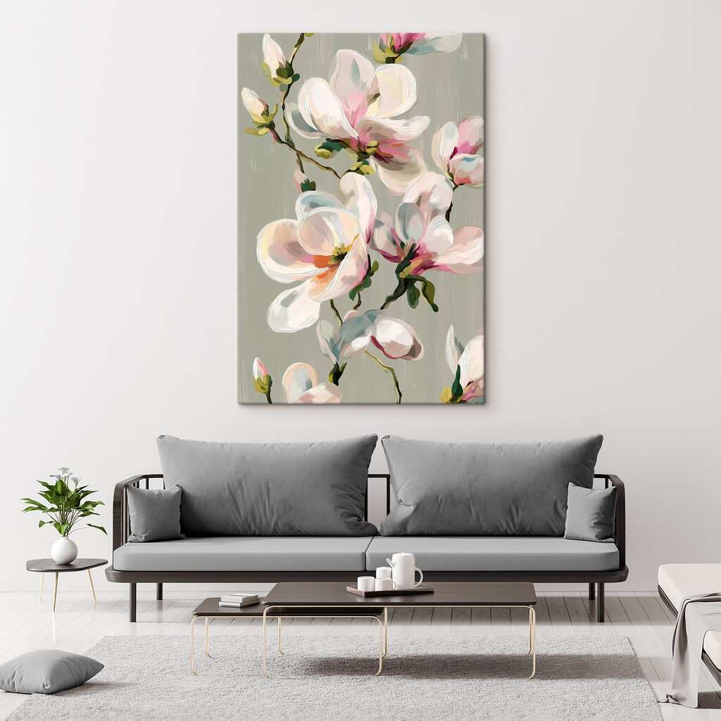 Różowa magnolia — wnętrze 1