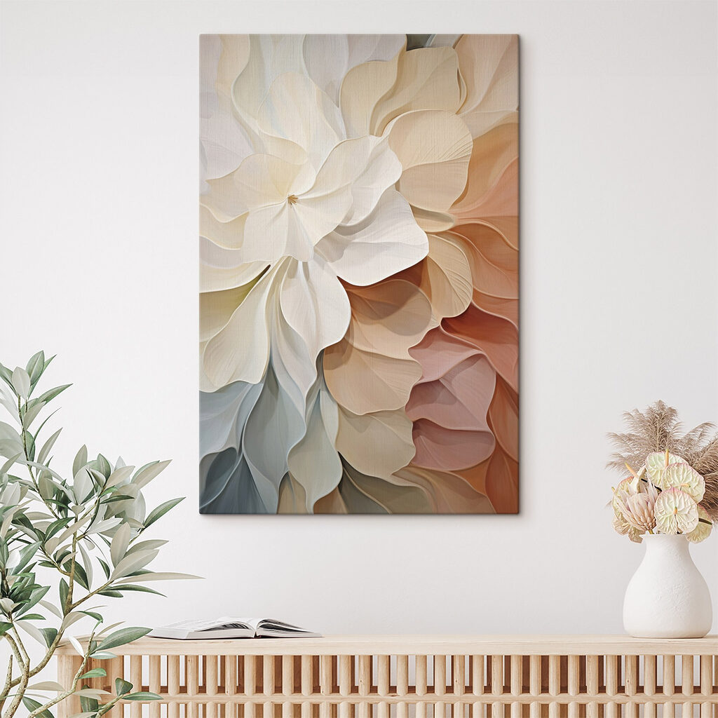Pastelowe warstwy — wnętrze 1