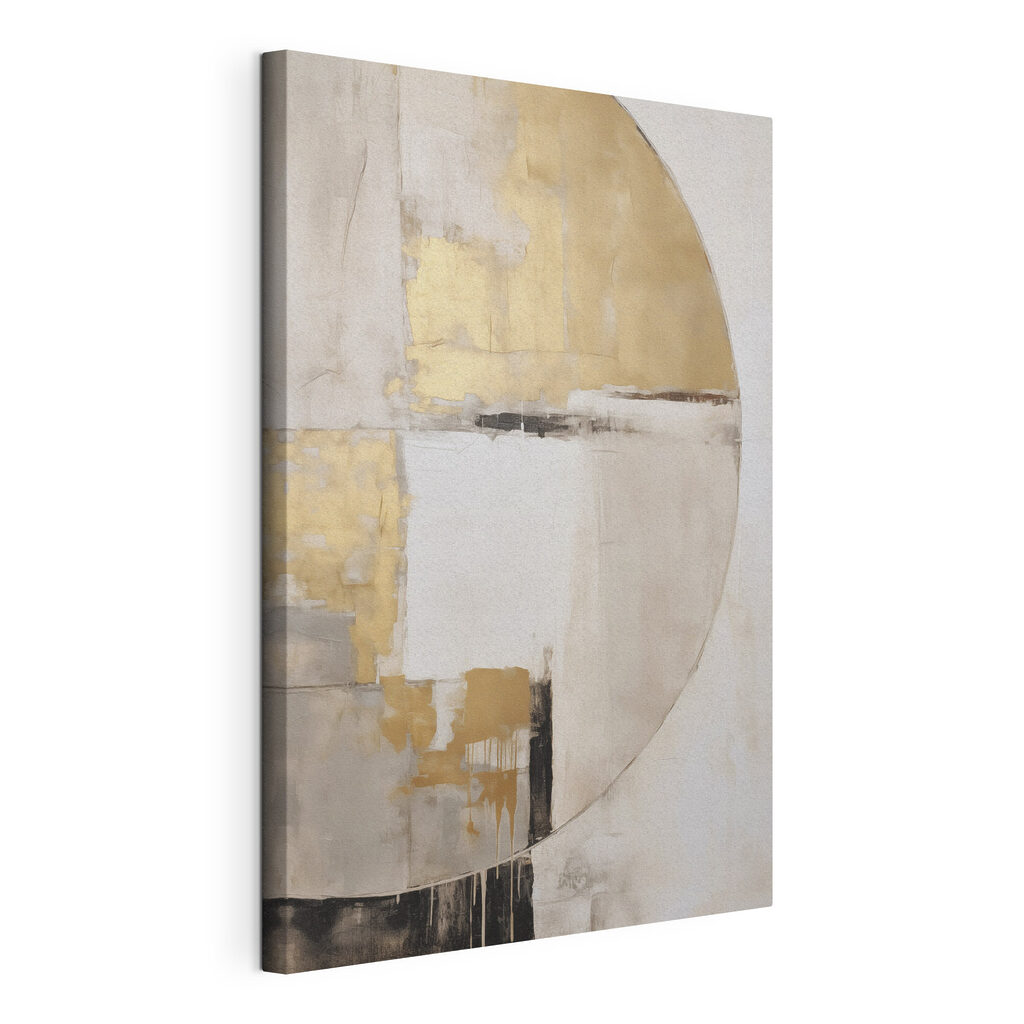 Półokrąg ze złotymi polami — widok produktu