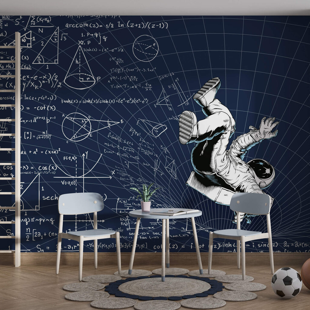 Astronauta wśród wzorów — wnętrze 1