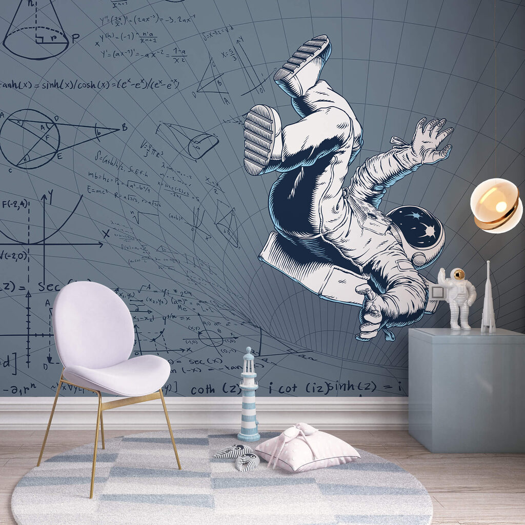 Astronauta wśród wzorów — wnętrze 2