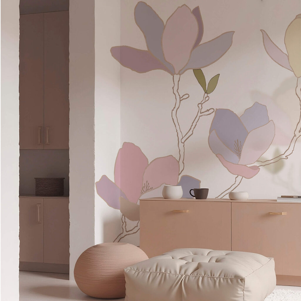 Magnolia w pastelowych barwach — wnętrze 2