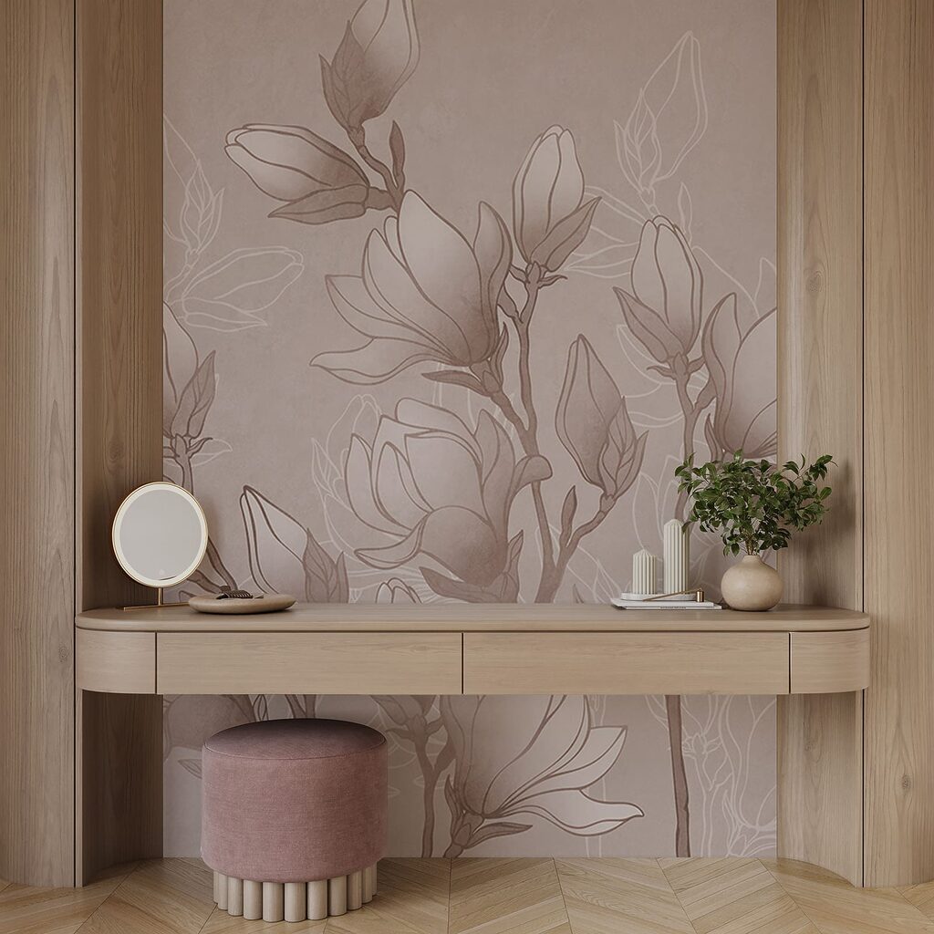 Gałązki magnolii — wnętrze 2