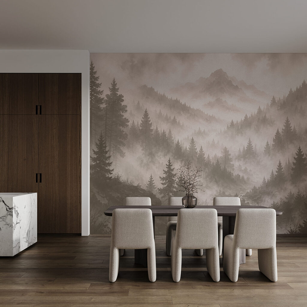 Sosnowa dolina we mgle — wnętrze 3
