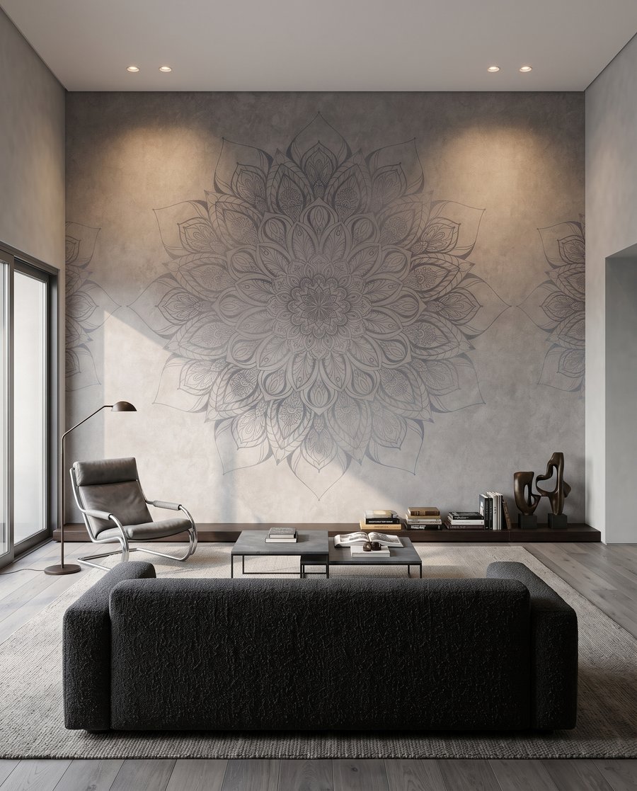 Mandala na wyblakłym tle — wnętrze 3