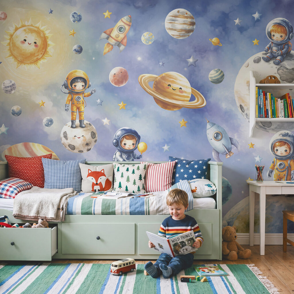 Mali astronauci w podróży — wnętrze 3