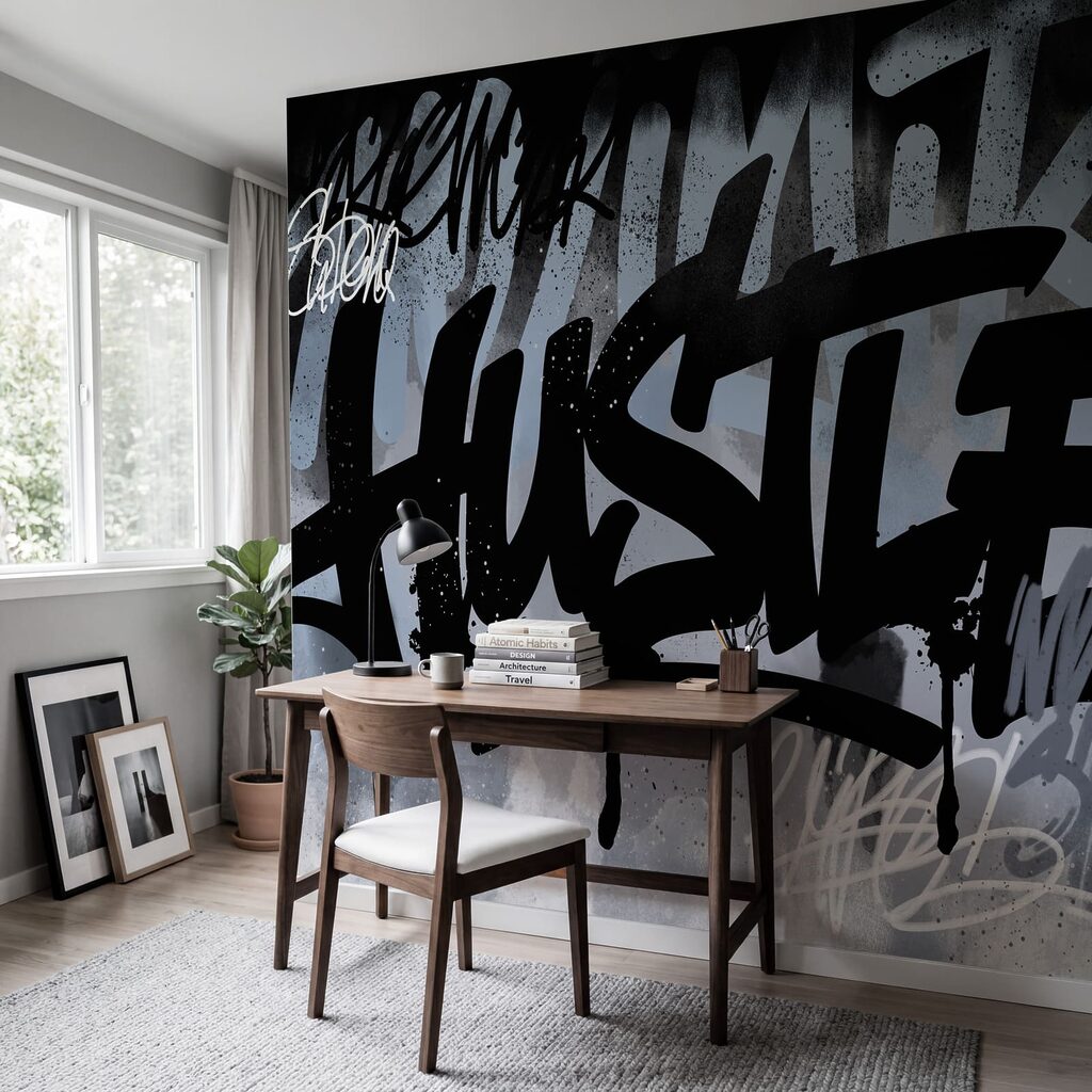 Duże litery graffiti — wnętrze 2
