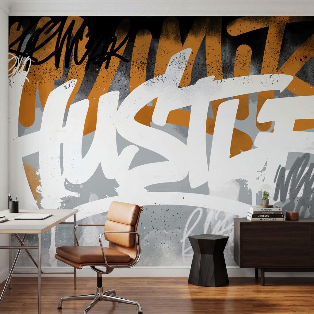 Duże litery graffiti — wnętrze 3