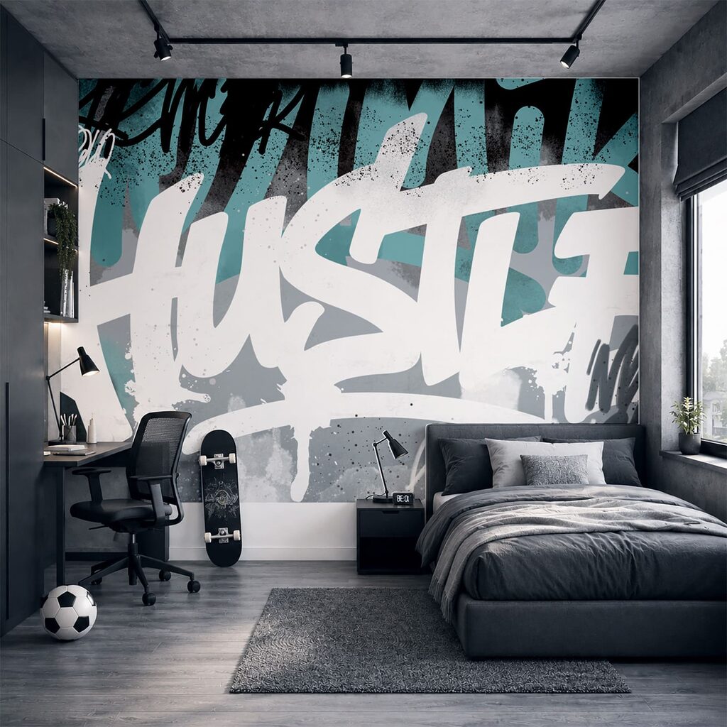 Duże litery graffiti — wnętrze 2