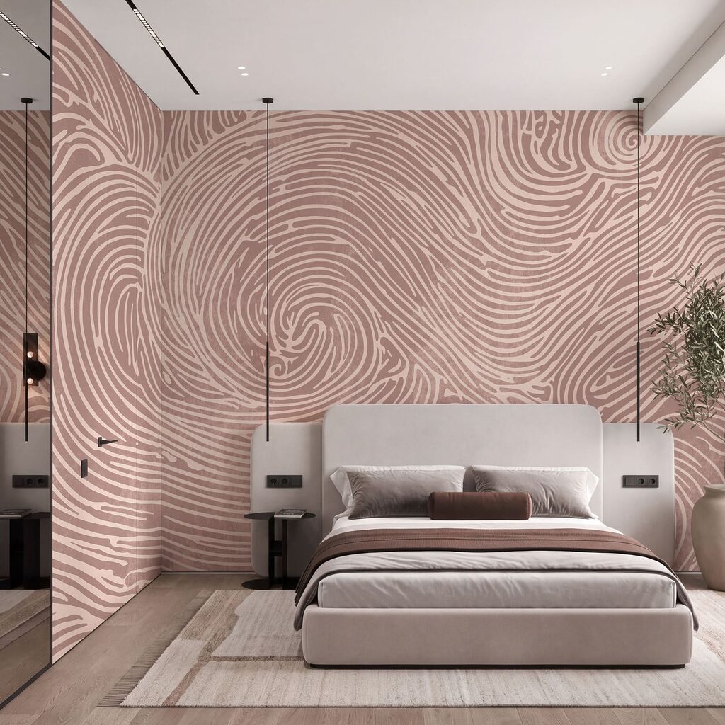 Spirale w falistych liniach — wnętrze 1