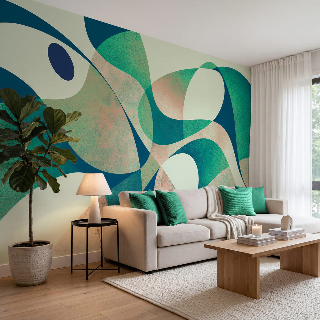 Kształty przenikają się — wnętrze 1