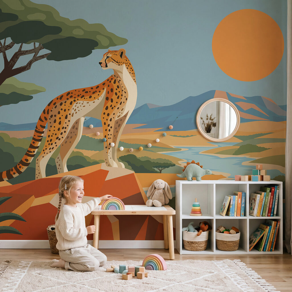Strażnik sawanny we wnętrzu