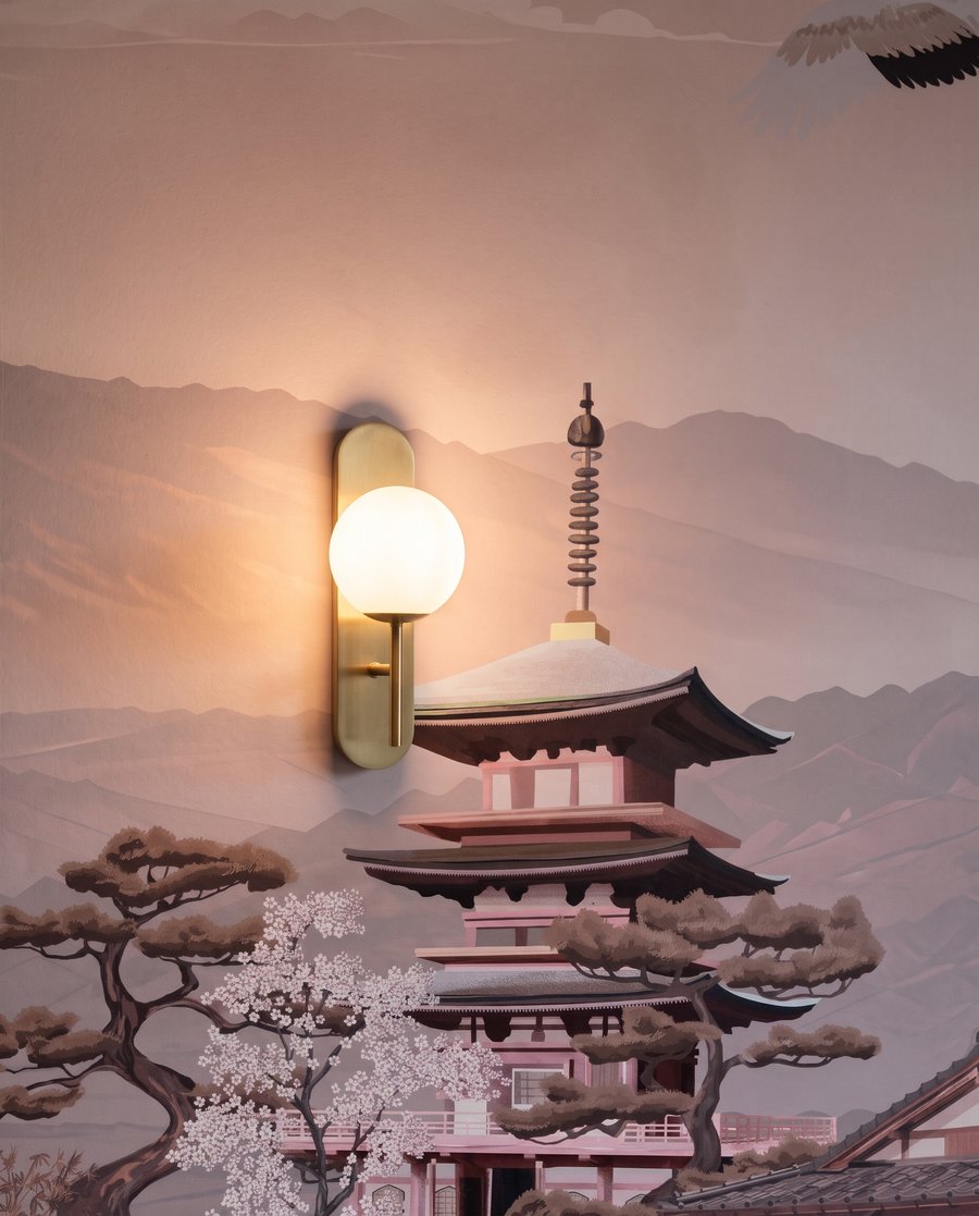 Pagoda przy górze — detal