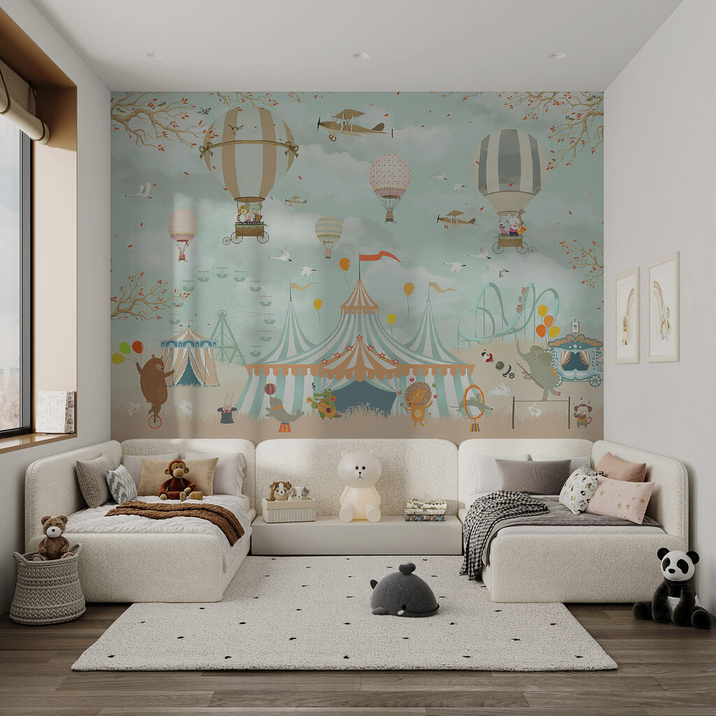 Balony nad cyrkowymi zwierzętami — wnętrze 12