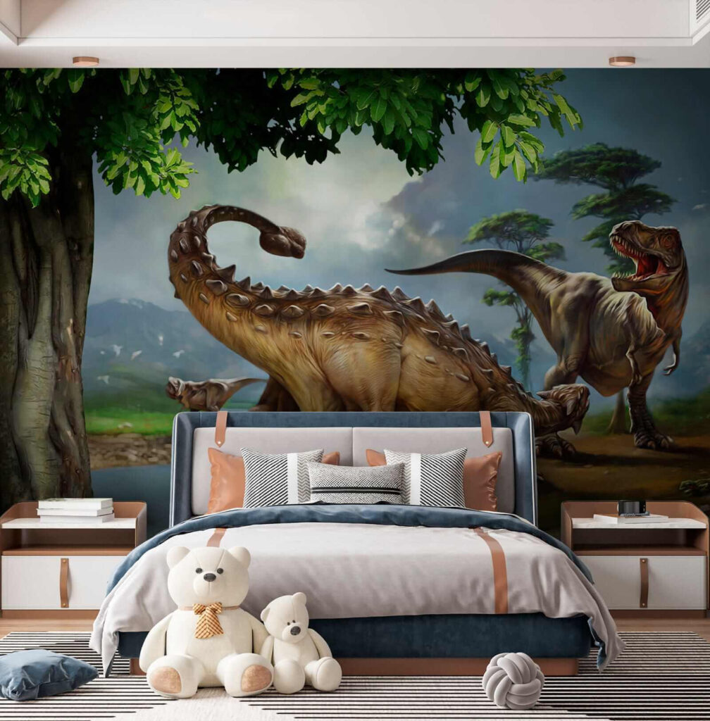 Dinozaury nad brzegiem rzeki — wnętrze 4