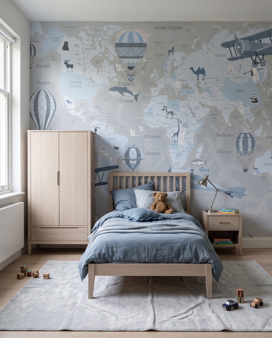 Balony i małe samoloty — wnętrze 1
