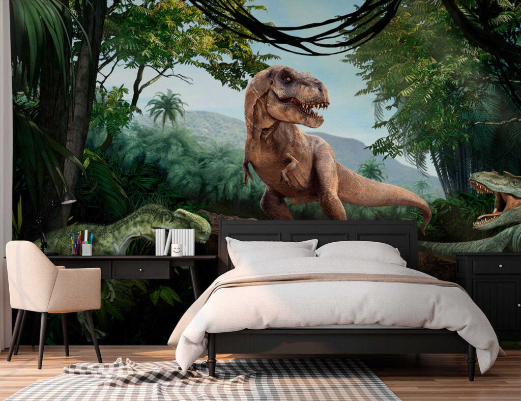 Dinozaury na leśnej skale — wnętrze 4