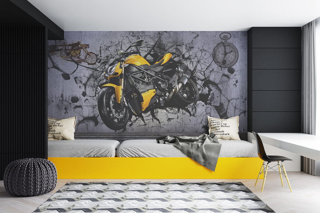 Motor przez ścianę — wnętrze 4