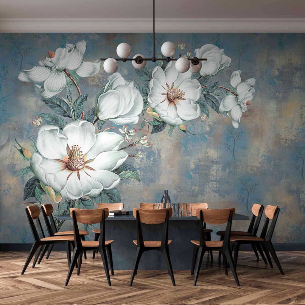 Magnolia na starym błękicie — wnętrze 5