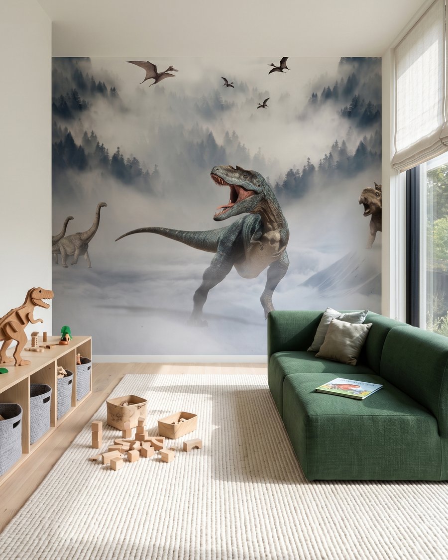 Dinozaury w górskiej mgle — wnętrze 2