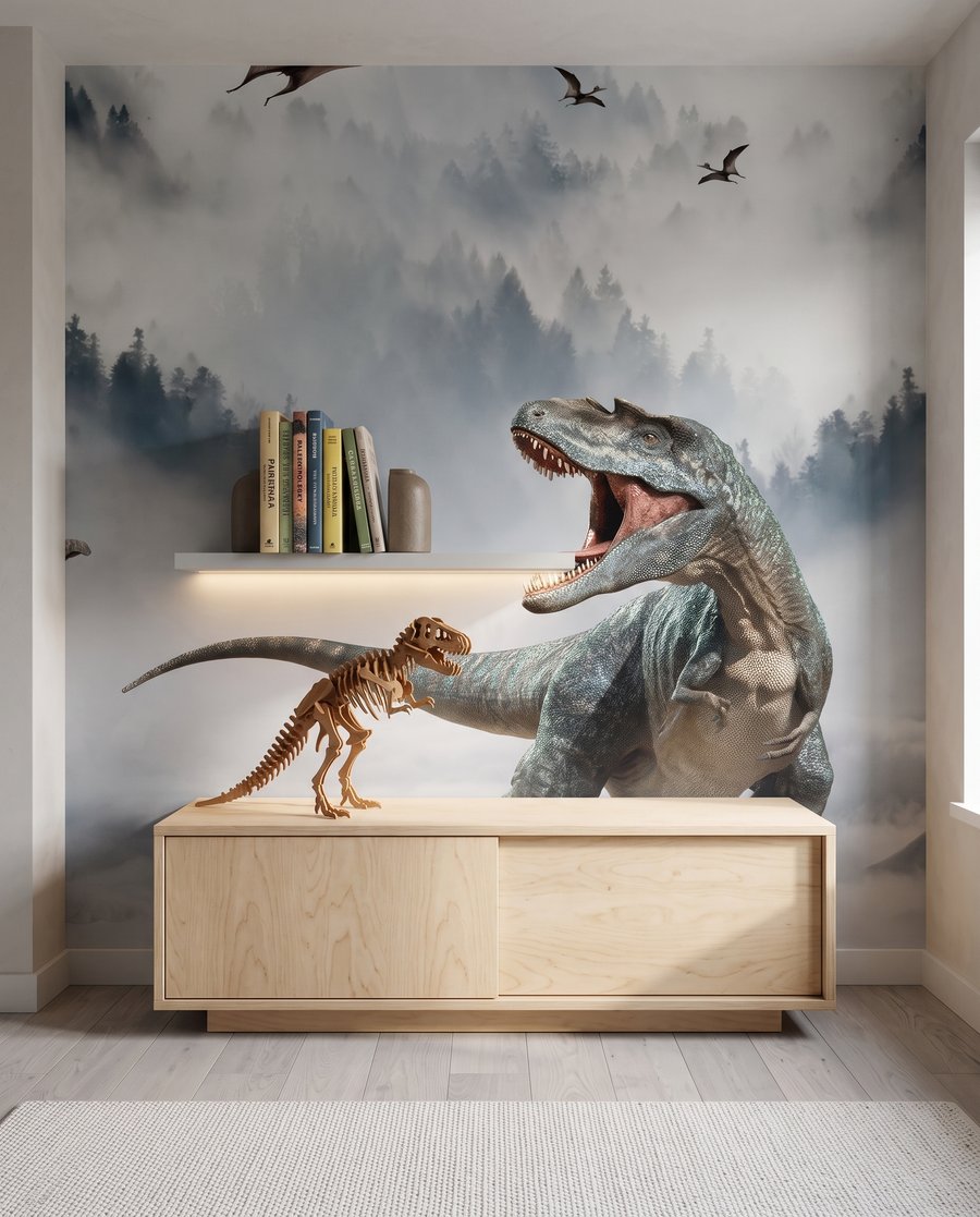 Dinozaury w górskiej mgle — wnętrze 3