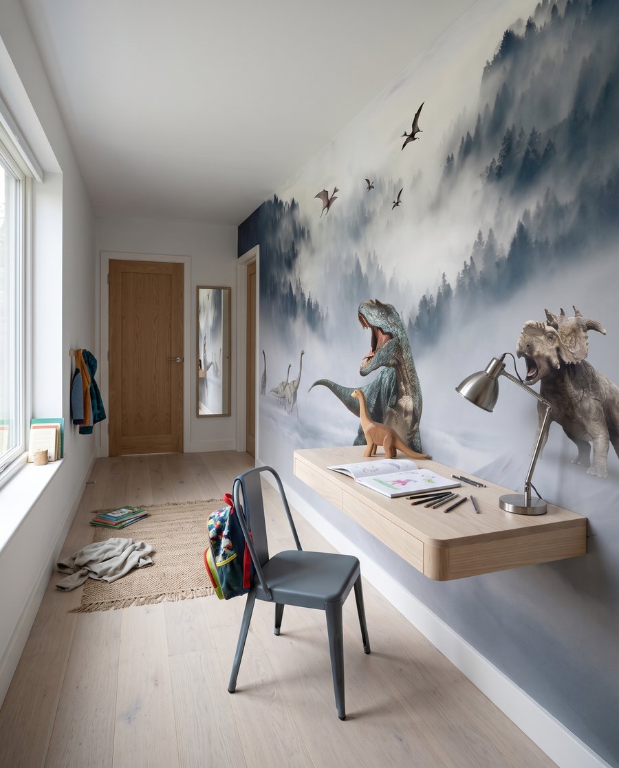 Dinozaury w górskiej mgle — wnętrze 4