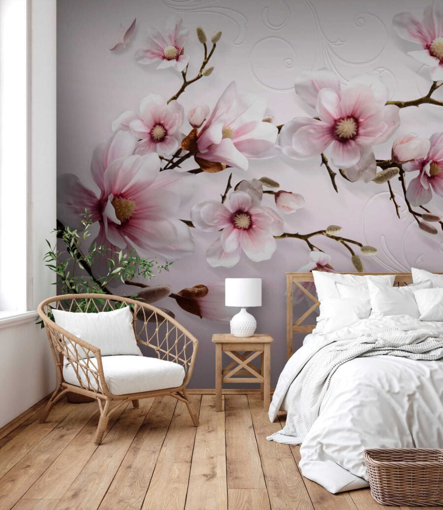 Magnolia na różowym tle — wnętrze 4