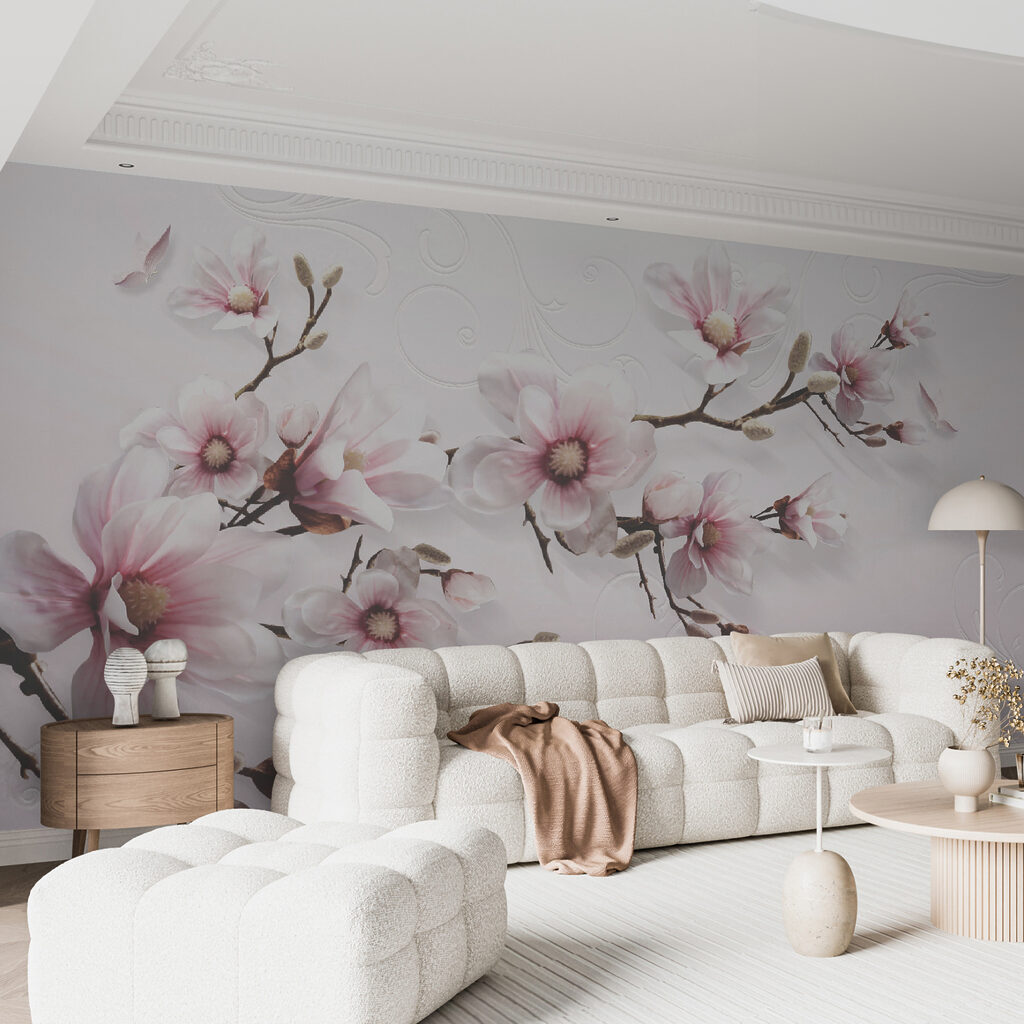 Magnolia na różowym tle — wnętrze 10