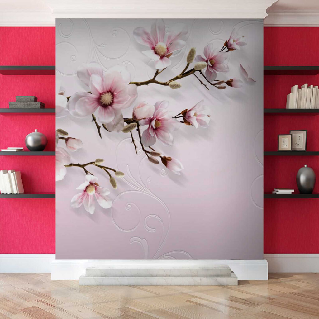 Magnolia na różowym tle — wnętrze 7
