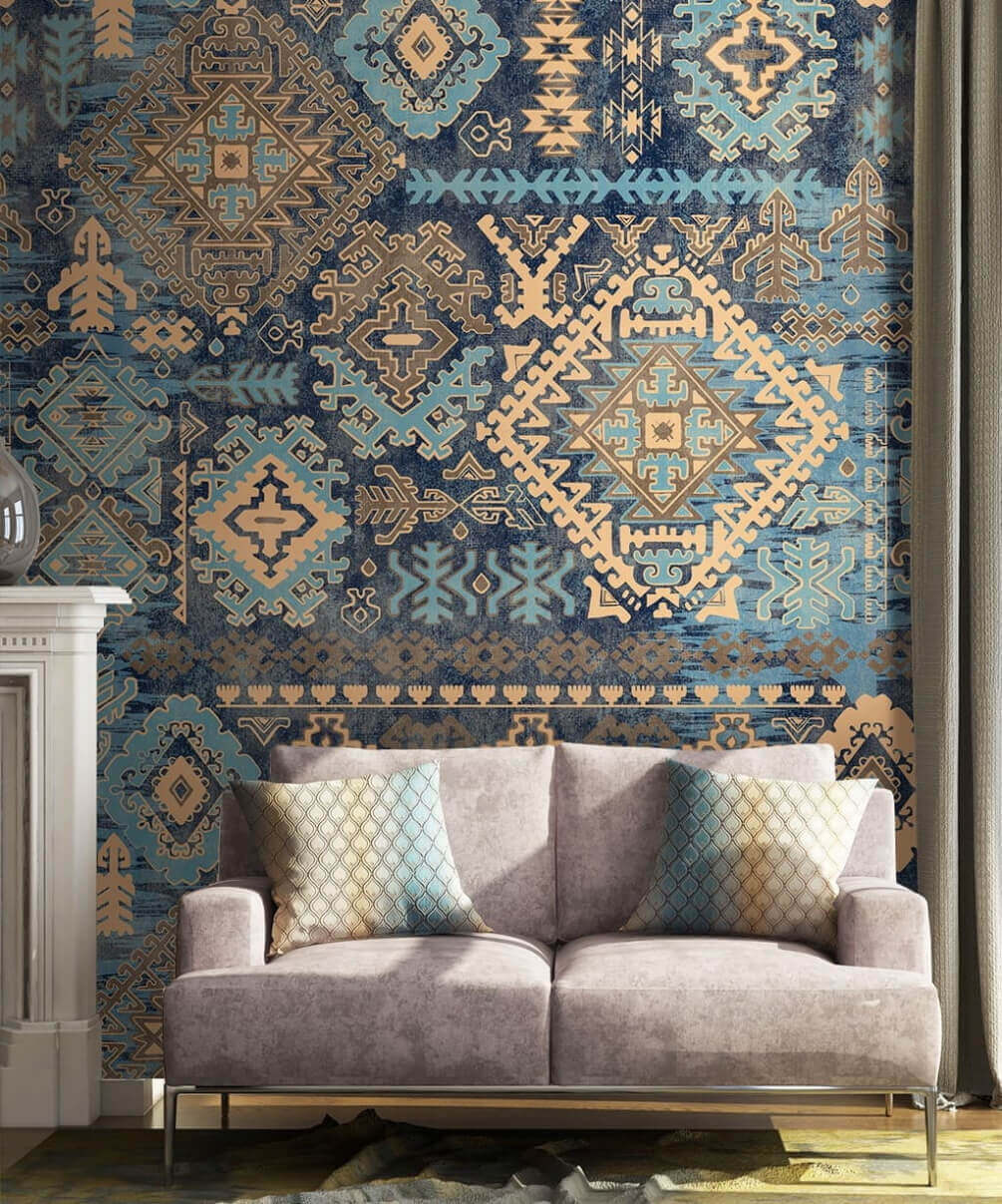 Rombowe ornamenty — wnętrze 1