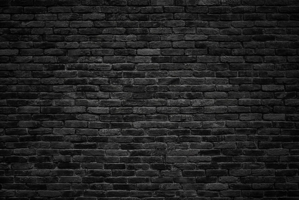 Mur w nocnej czerni — cały wzór