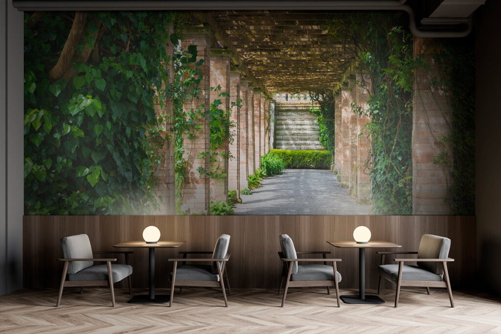 Ścieżka pod pergolą — wnętrze 10