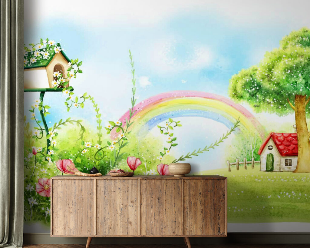Ptasi domek pod tęczą — wnętrze 1