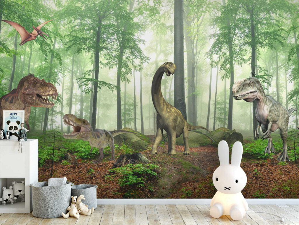 Dinozaury w słonecznym lesie — wnętrze 5
