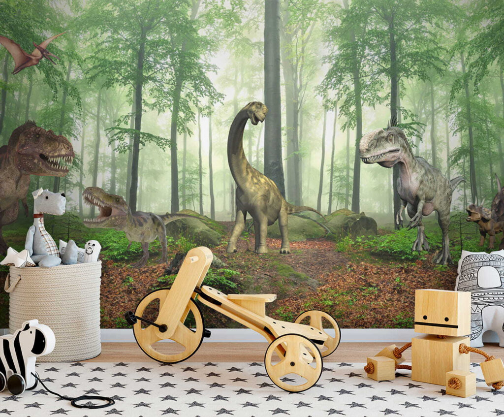 Dinozaury w słonecznym lesie — wnętrze 6