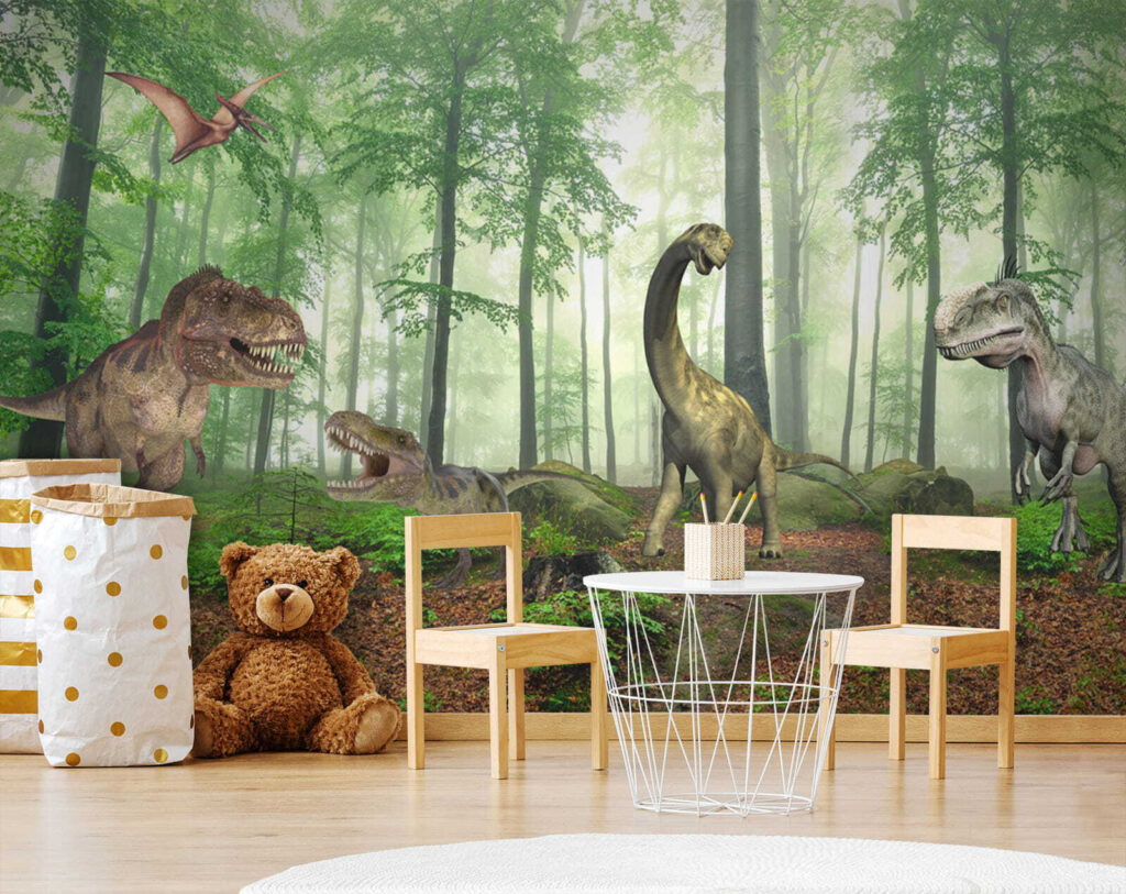 Dinozaury w słonecznym lesie — wnętrze 8
