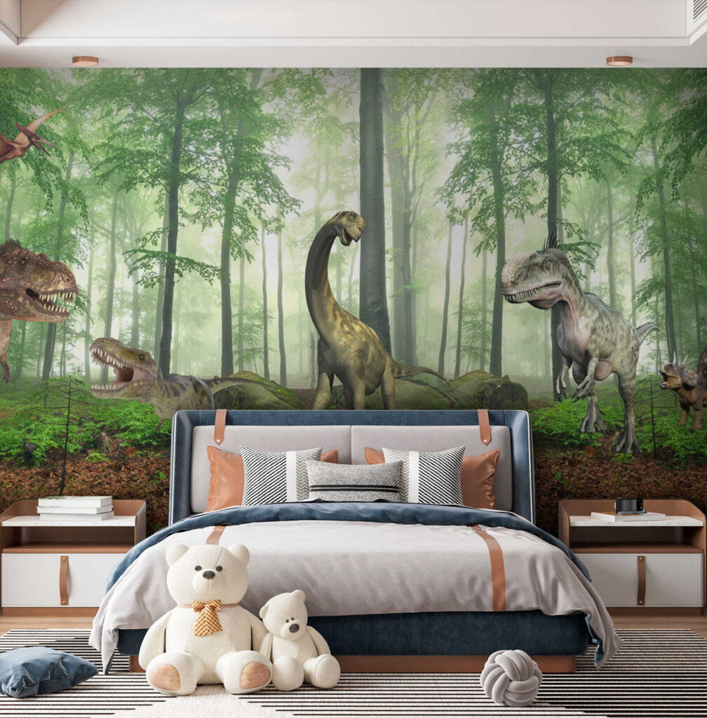 Dinozaury w słonecznym lesie — wnętrze 9