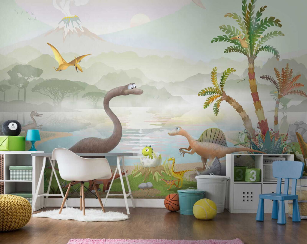 Dinozaury nad tropikalnym jeziorem — wnętrze 3