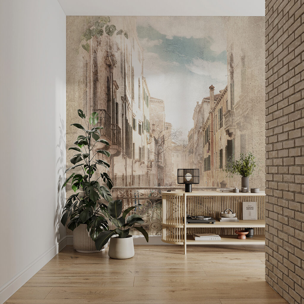 Akwarelowy balkon nad kanałem — wnętrze 5