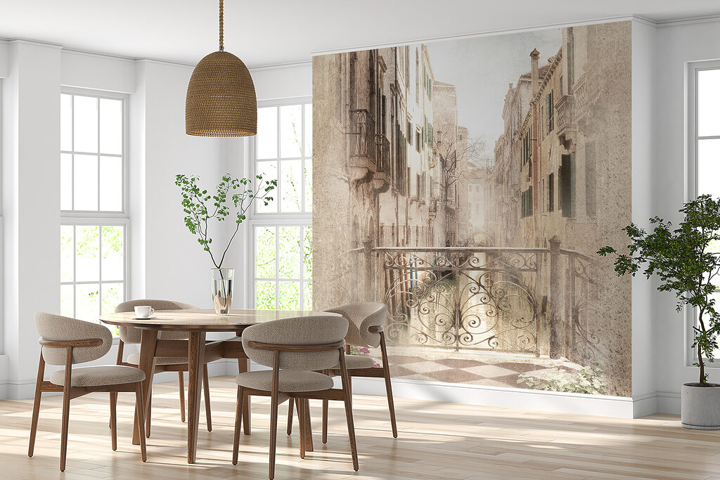 Akwarelowy balkon nad kanałem — wnętrze 6