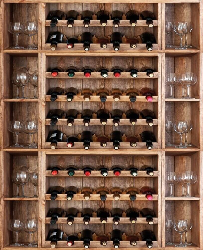 Wino w rzędach — cały wzór