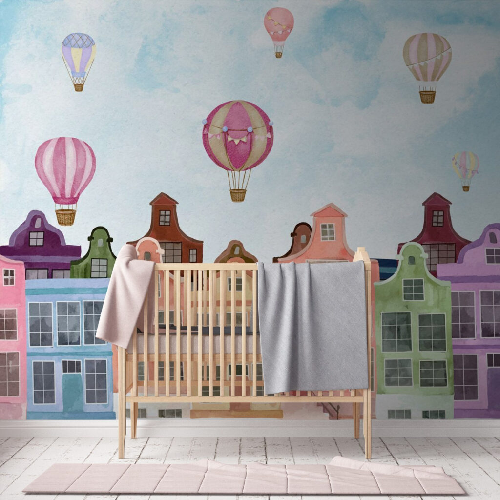 Balony nad kolorowymi kamienicami — wnętrze 3