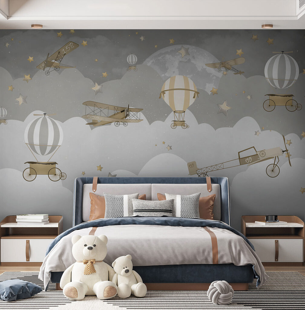 Balony nad szarymi chmurami — wnętrze 7