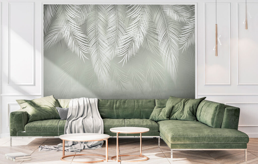 Jasne liście palm — wnętrze 2