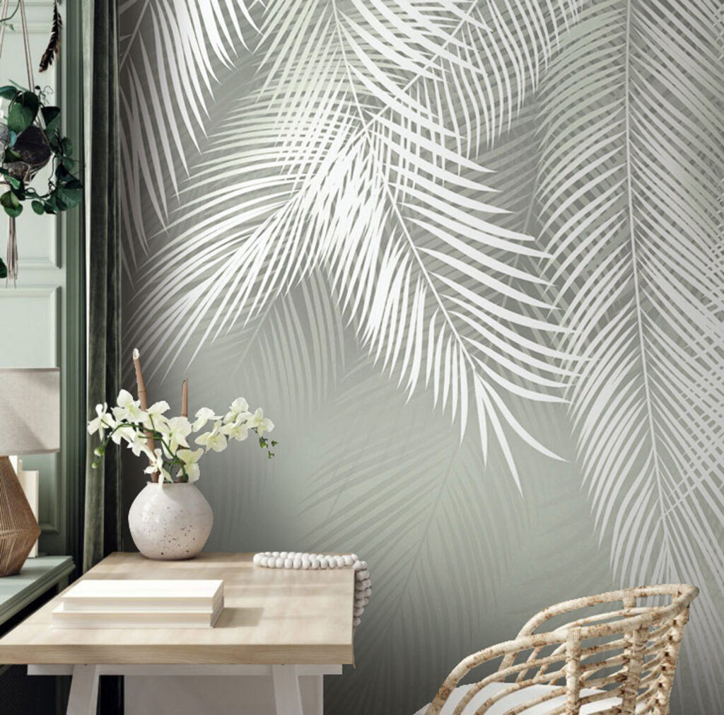 Jasne liście palm — wnętrze 3