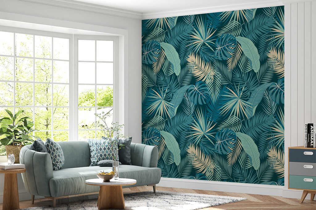 Palmy w kolorach oceanu — wnętrze 4