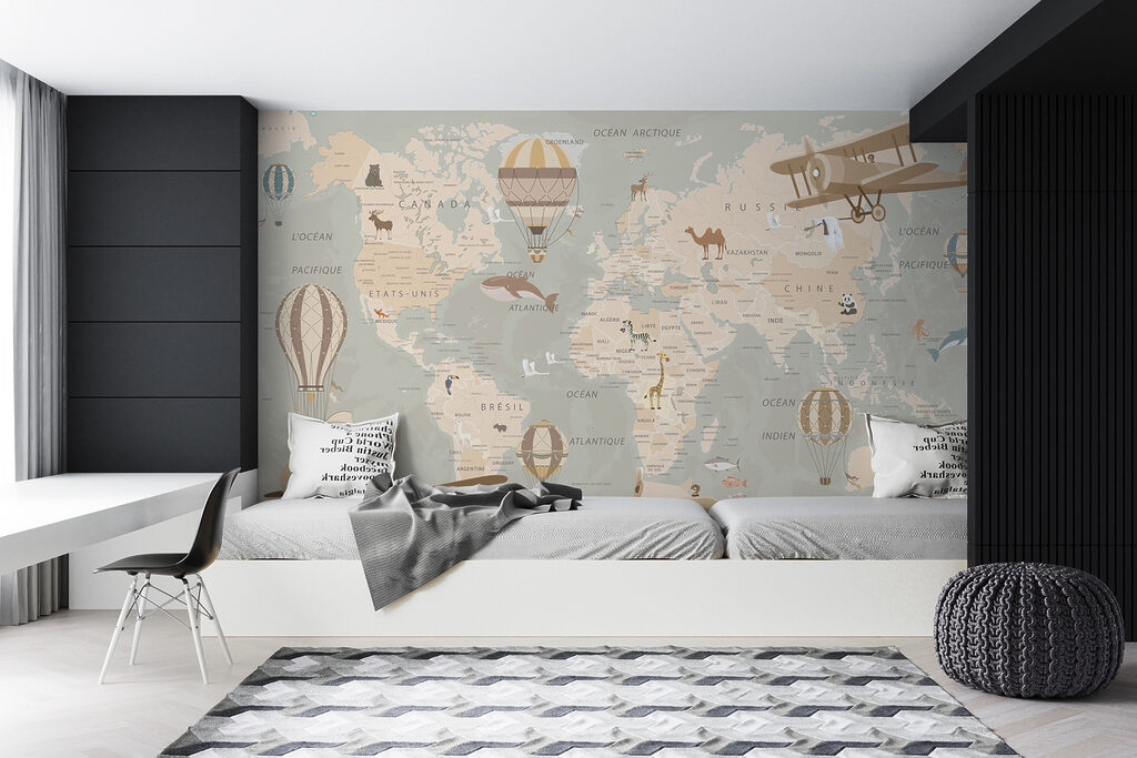 Ilustrowana mapa podróży — wnętrze 2